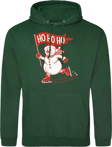 snowman ice skating