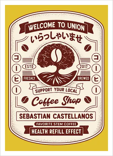 Immersive Mental World Coffee Crest