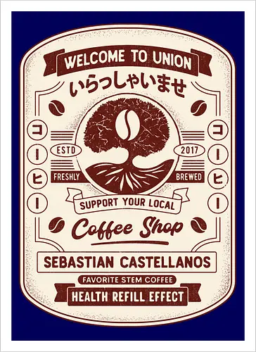 Immersive Mental World Coffee Crest