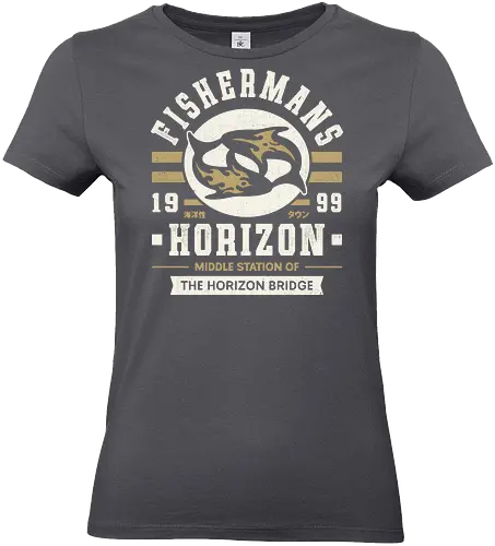 Fishermans Horizon Crest - final, final 8, final viii, fantasy, Squall, Rinoa, seed, gaming, video game, Cloud, Zell, Selphie, ragnarok, laguna loire, fishermans horizon, kweh - Standard T-Shirt (Frauen)
