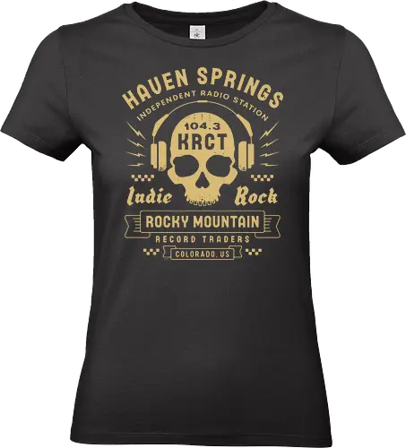 Haven Springs Radio Emblem - life, strange, Chloe, Max, rachel, arcadia, bay, butterfly, before the storm, video game, gaming, gamer, rocky mountain record traders, the black lantern, haven springs - Standard T-Shirt (Frauen)