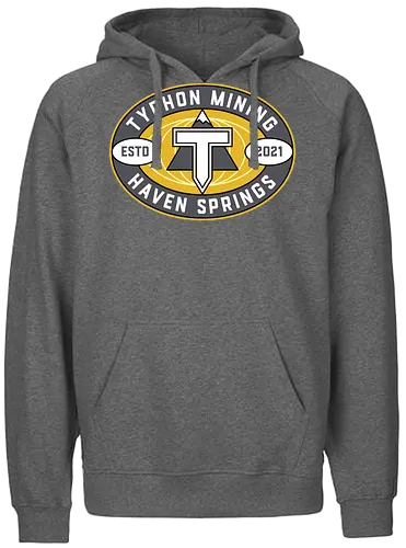 Typhon Mining Company Emblem  - life, strange, Chloe, Max, rachel, arcadia, bay, butterfly, before the storm, video game, gaming, gamer, rocky mountain record traders, the black lantern, haven springs - Fairtrade Hoodie