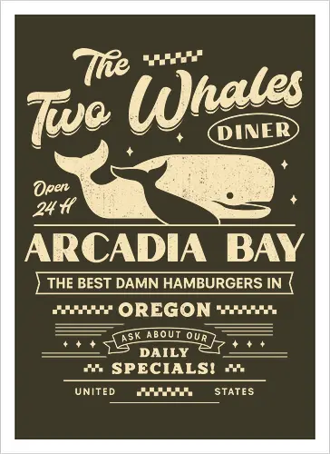 The Two Whales Diner Emblem