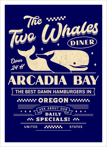 The Two Whales Diner Emblem