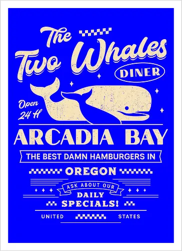 The Two Whales Diner Emblem