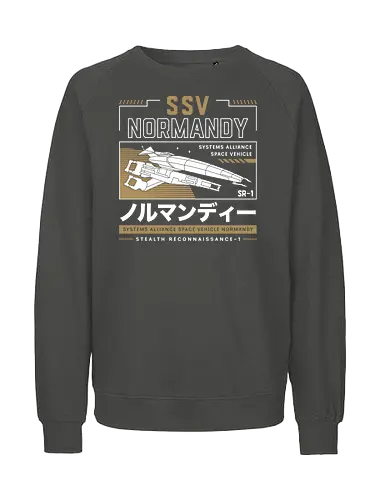 Ssv Normandy Aesthetic - mass, n7, effect, commander shepard, spectre, ssv, normandy, systems alliance, garrus vakarian, tali zorah, video game, gaming, gamer, urdnot wrex, mordin solus, jaal ama darav, liara t soni - Fairtrade Sweatshirt