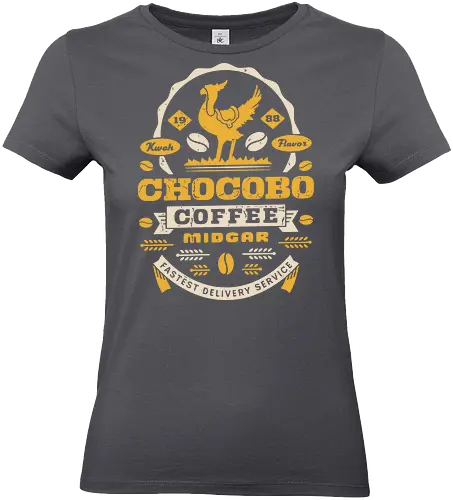 Kweh Coffee Grunge - final, tifa lockhart, gysahl greens, final xvi, fantasy, Kupo, kweh, avalanche, midgar, final xiv, ff14, Cloud, Villain, video game, fat kew - Standard T-Shirt (Frauen)