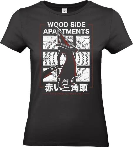 Wood Side Apartments Monster - video game, gaming, gamer, silent, pyramid head, hill, horror, terror, downpour, nostalgia, remake, survival horror, nurse, james sunderland, heather mason - Standard T-Shirt (Frauen)