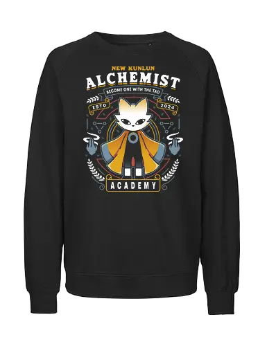 Alchemist Warrior Academy - nine, sols, cat, yi, silksong, indie, ninja, roguelike, roguelite, shuanshuan, shanhai 9000, video game, gaming, gamer, indie game - Fairtrade Sweatshirt