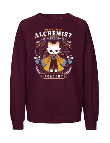 Alchemist Warrior Academy - nine, sols, cat, yi, silksong, indie, ninja, roguelike, roguelite, shuanshuan, shanhai 9000, video game, gaming, gamer, indie game - Fairtrade Sweatshirt