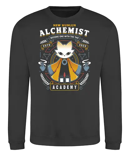 Alchemist Warrior Academy - nine, sols, cat, yi, silksong, indie, ninja, roguelike, roguelite, shuanshuan, shanhai 9000, video game, gaming, gamer, indie game - Sweatshirt
