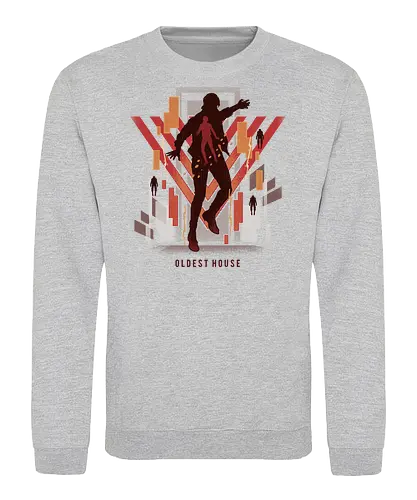 Paranatural Oldest House Building - jesse faden, federal bureau of control, fbc, control, the hiss, bright falls, altered items, objects of power, ordinary, gaming, video game, oldest house - Sweatshirt