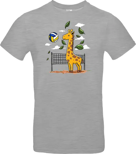 Giraffe Playing Volleyball