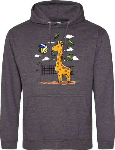 Giraffe Playing Volleyball