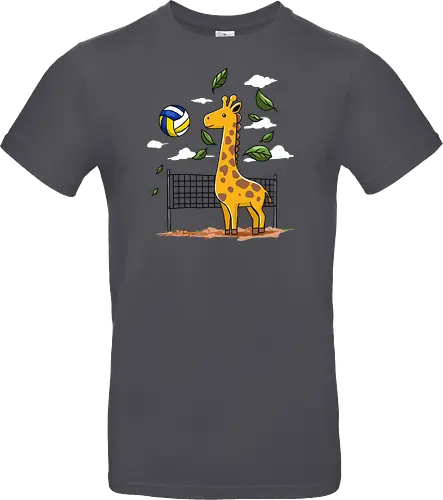 Giraffe Playing Volleyball