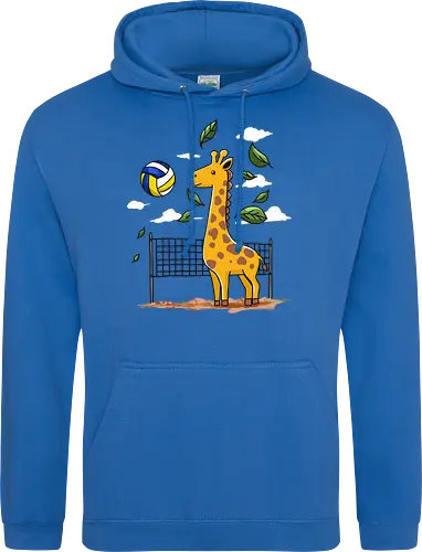 Giraffe Playing Volleyball