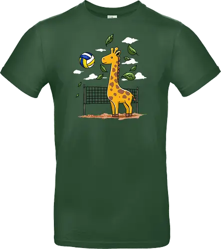 Giraffe Playing Volleyball