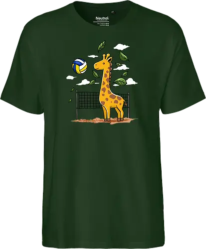 Giraffe Playing Volleyball