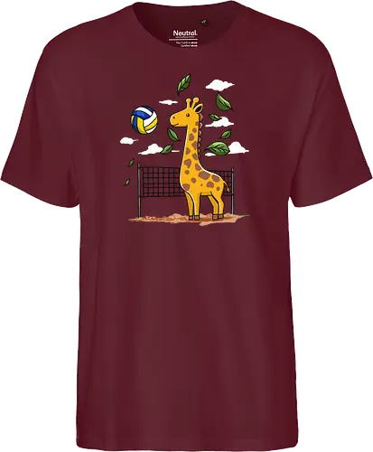 Giraffe Playing Volleyball