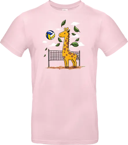 Giraffe Playing Volleyball