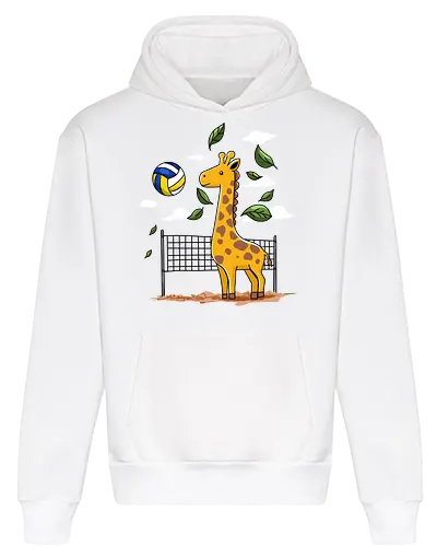 Giraffe Playing Volleyball