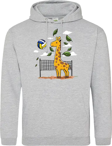 Giraffe Playing Volleyball