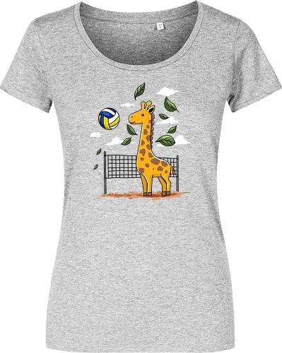 Giraffe Playing Volleyball