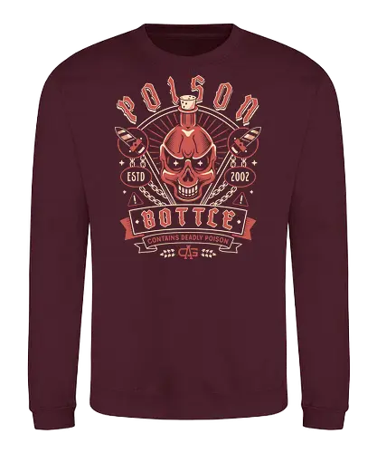 Poison Bottle Crest - ragnarok online, slime, mmorpg, jrpg, poring, angeling, deviling, deviruchi, ragnarok mobile, geffen dungeon, gaming, video game, gamer, ragnarok eternal love, ragnarok origin - Sweatshirt