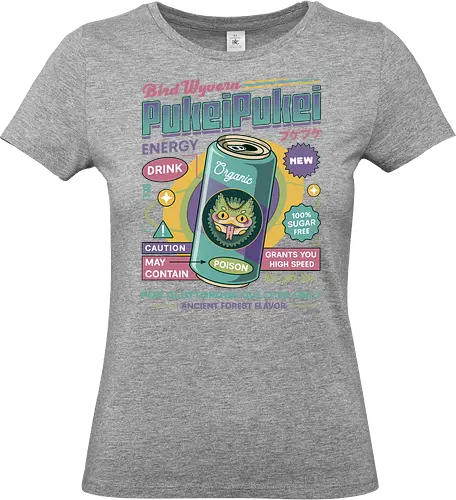 Pukei Pukei Energy Drink - monster, monster world, game, gamer, gaming, video games, hunter, monster rise, monster wilds - Standard T-Shirt (Frauen)