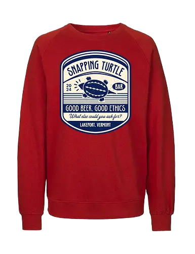 Snapping Turtle Emblem - life, strange, Chloe, Max, rachel, arcadia, bay, butterfly, before the storm, video game, gaming, gamer, rocky mountain record traders, the black lantern, haven springs, caledon university - Fairtrade Sweatshirt