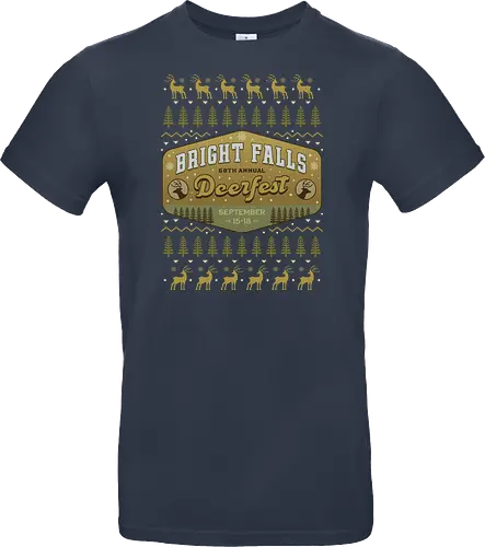 Deerfest Bright Falls Ugly Sweater