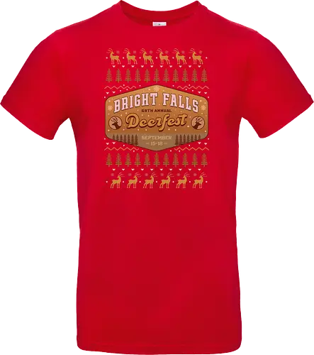 Deerfest Bright Falls Ugly Sweater