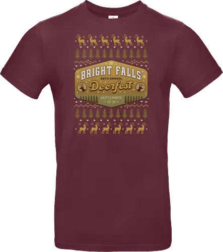 Deerfest Bright Falls Ugly Sweater