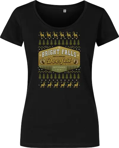 Deerfest Bright Falls Ugly Sweater