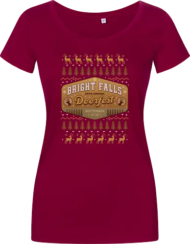 Deerfest Bright Falls Ugly Sweater