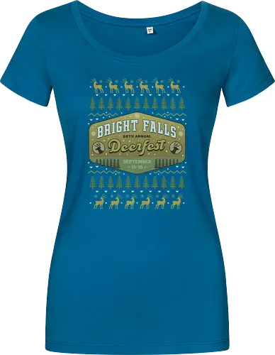 Deerfest Bright Falls Ugly Sweater