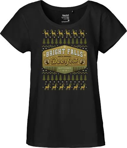 Deerfest Bright Falls Ugly Sweater