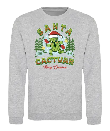 Santa Cactus - Final, kweh, fantasy, video game, gaming, gamer, christmas, xmas, merry christmas - Sweatshirt