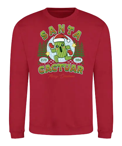Santa Cactus - Final, kweh, fantasy, video game, gaming, gamer, christmas, xmas, merry christmas - Sweatshirt