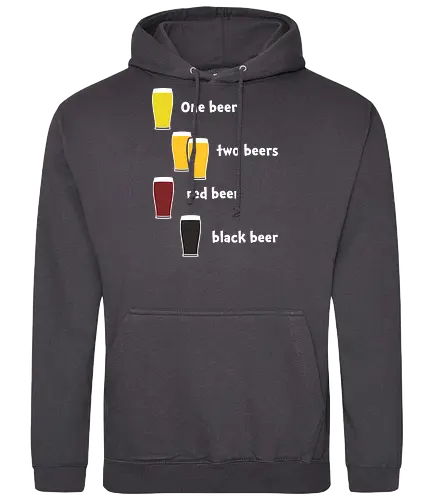 One beer two beers - beer, beers, funny, beer lovers - Standard Hoodie