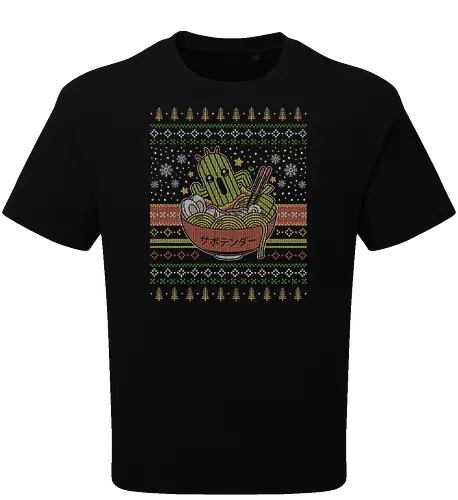 Cactus Ramen Ugly Sweater