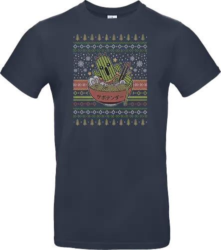 Cactus Ramen Ugly Sweater
