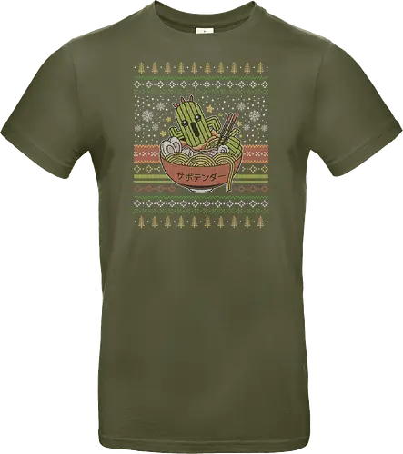 Cactus Ramen Ugly Sweater
