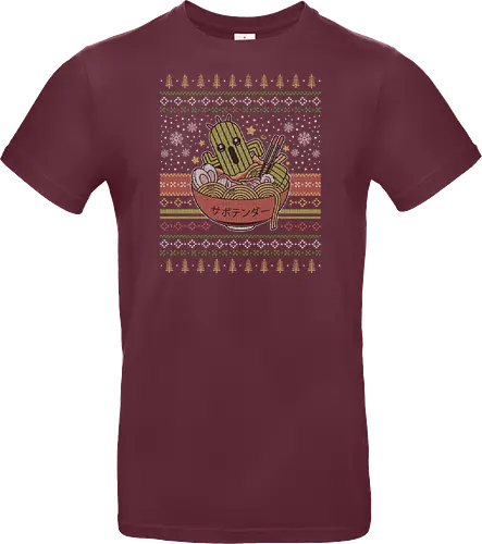 Cactus Ramen Ugly Sweater
