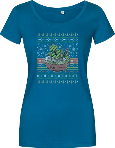 Cactus Ramen Ugly Sweater