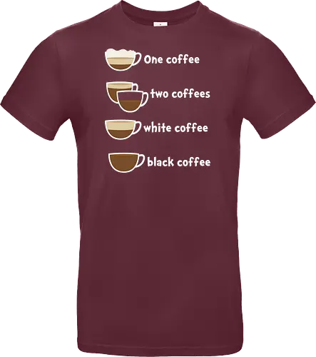 One coffee two coffees