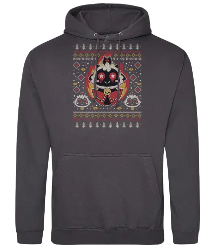 Cutest Cult Ugly Sweater - aesthetic, cute, kawaii, game, video game, gaming, animal, cult, the lamb, lamb, ugly christmas sweater, geek, nerd, otaku, christmas, xmas, merry christmas - Standard Hoodie