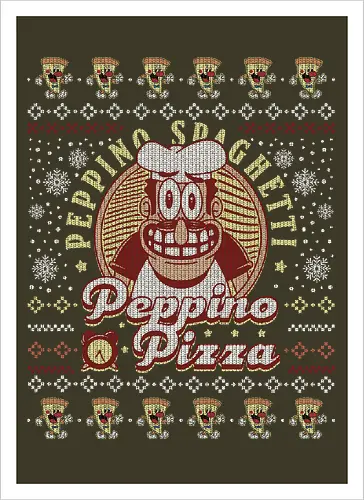 Peppino Pizza Ugly Sweater