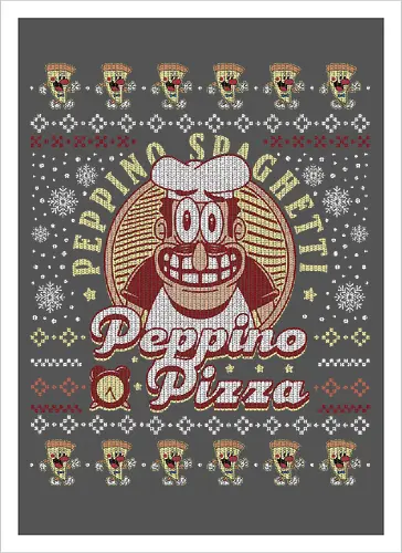 Peppino Pizza Ugly Sweater