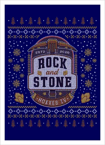 Rock And Stone Ugly Sweater